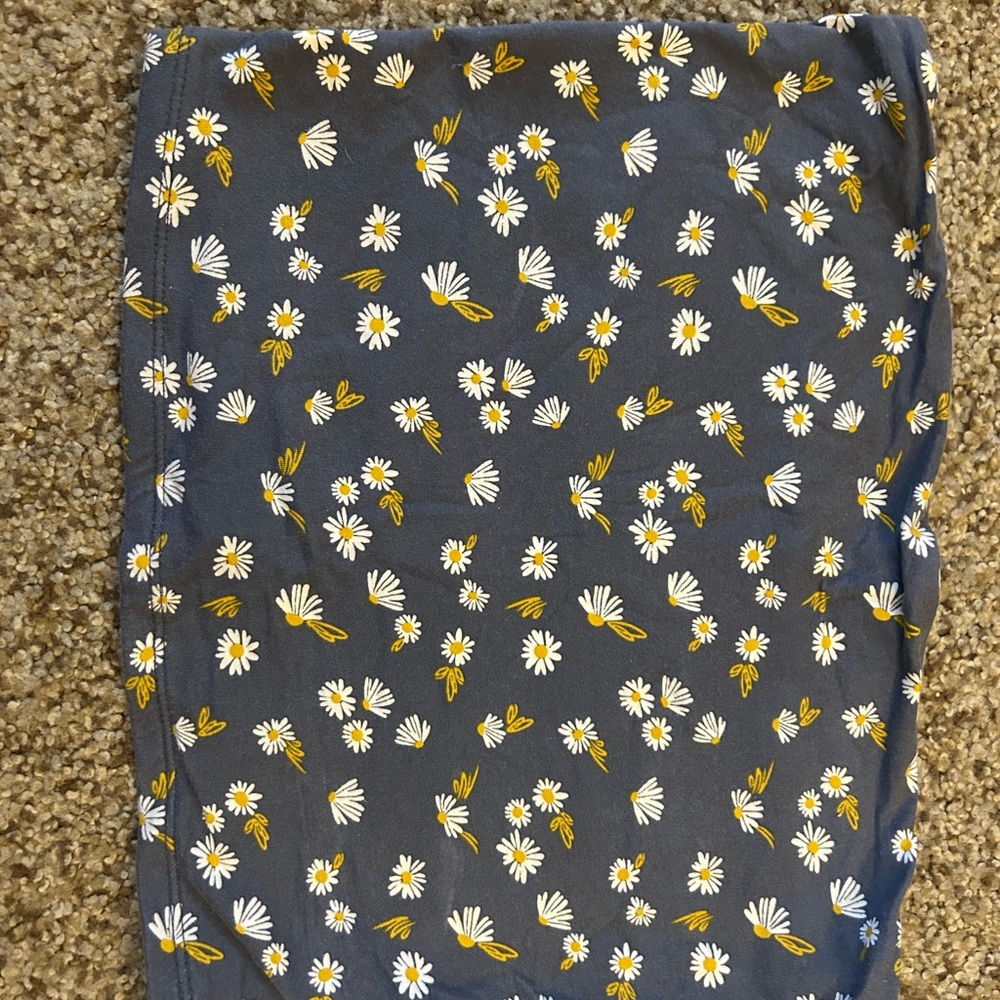 Wild Fable Blue Floral Crop Top